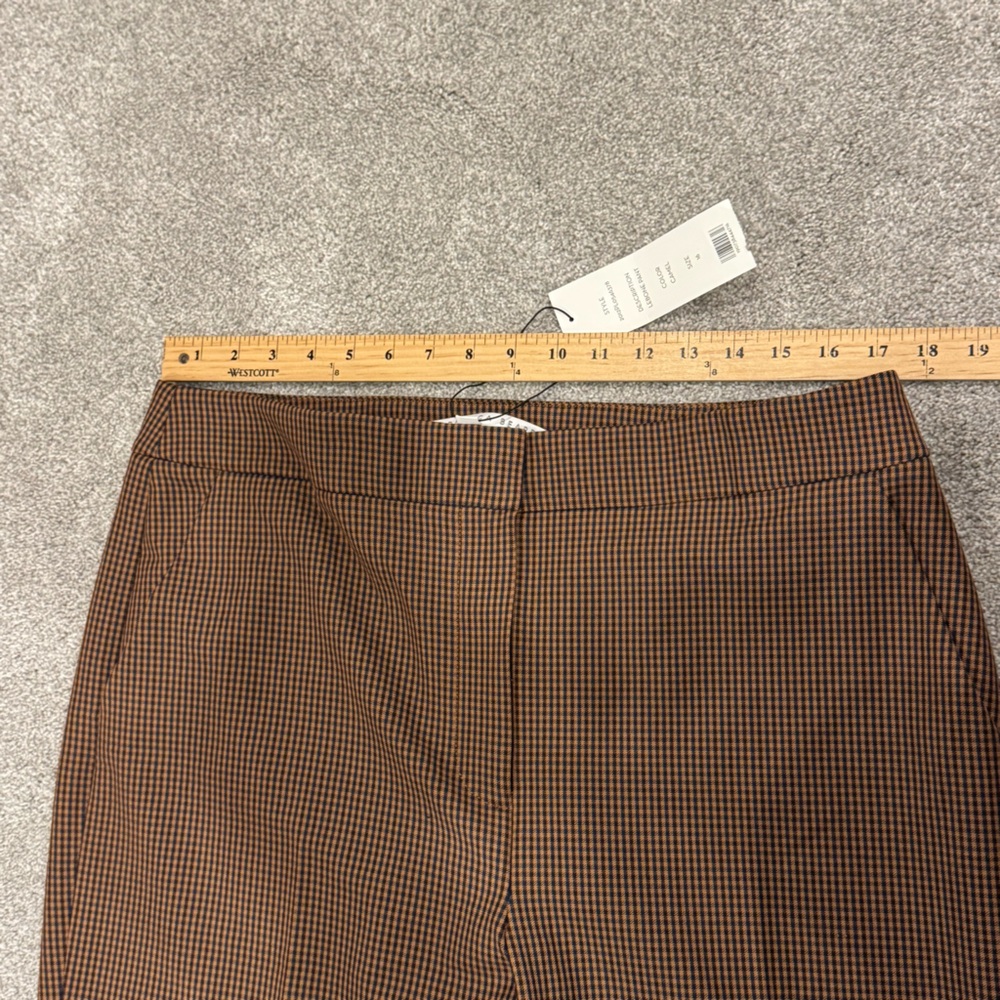 NWT Veronica Beard Lebone Micro Gingham Wide Leg … - image 13